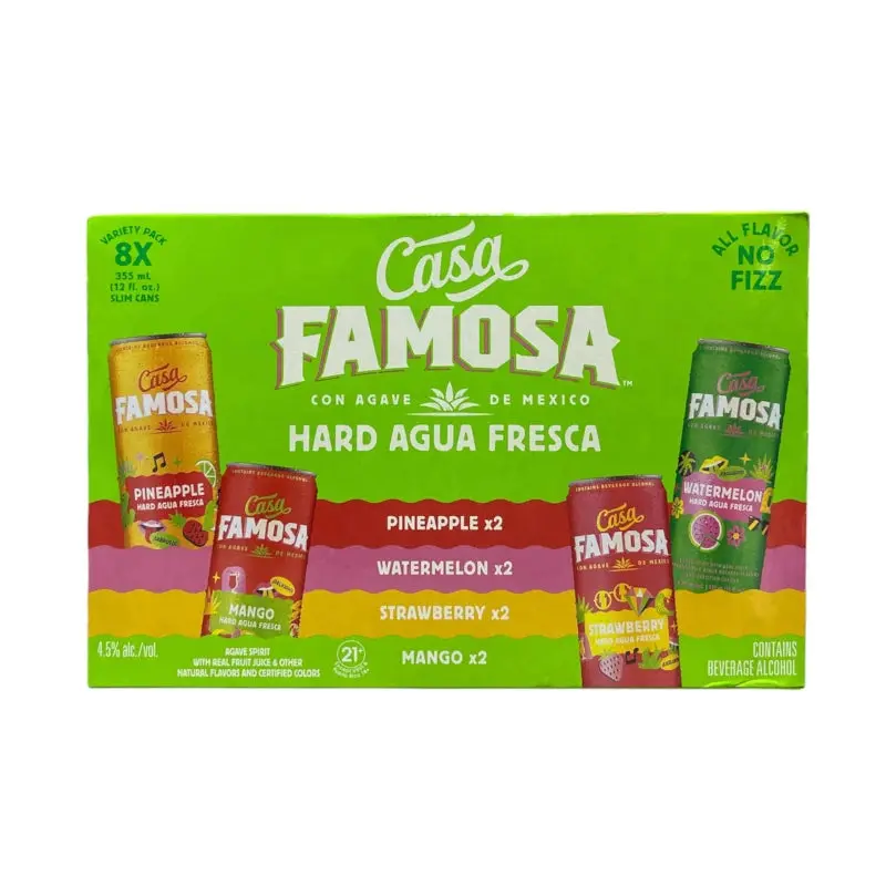 Casa Famosa Hard Aqua Fresca Variety 8Pk