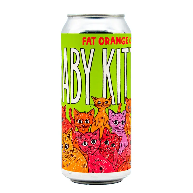 Fat Orange Cat Baby Kittens 4pk Can