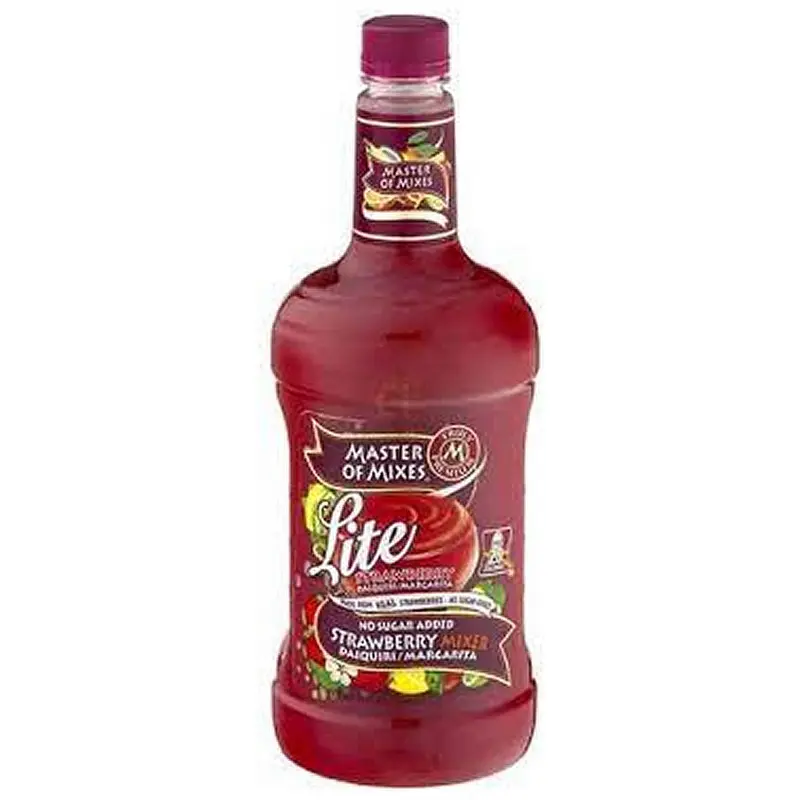 Master of Mixes Lite Strawberry Margarita Mix 1.75L