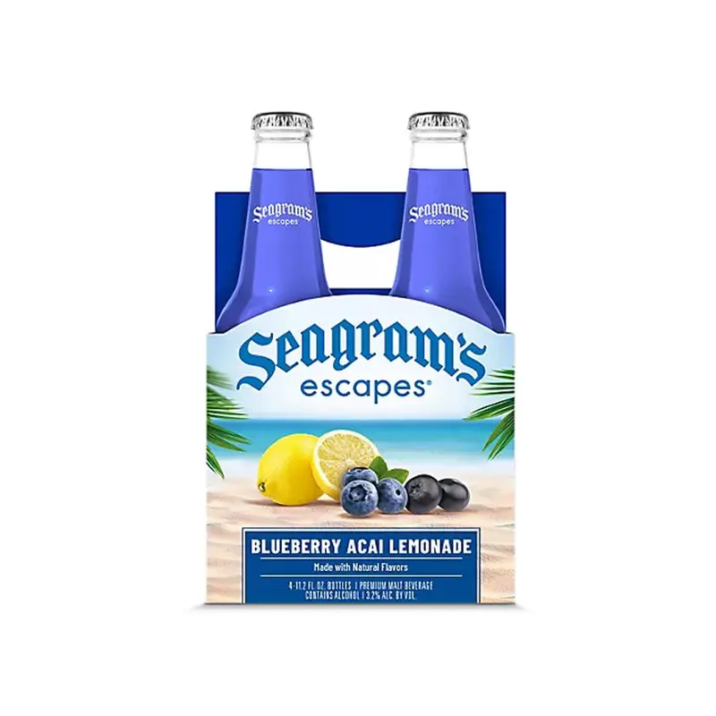 Seagram's Escapes Blueberry Acai Lemonade 4Pk