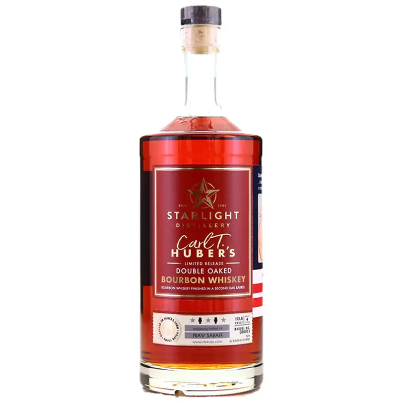 Starlight Carl. T Huber's Double Oaked Bourbon 750ML