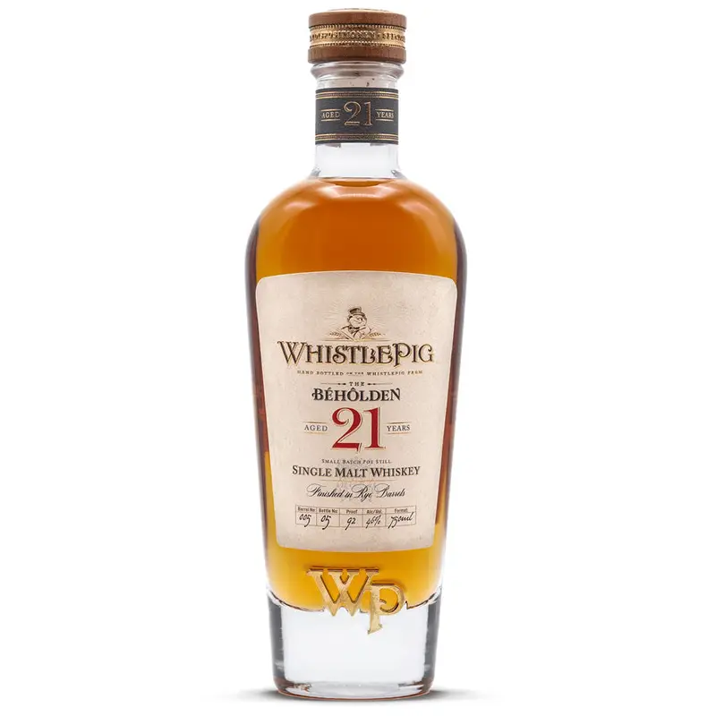 WhistlePig Beholden 21 Year Single Malt 750ML