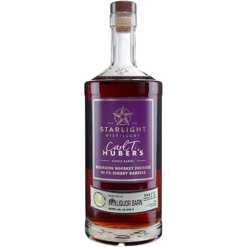 Starlight Carl. T Huber's PX Sherry Finished Bourbon Single Barrel 750ML