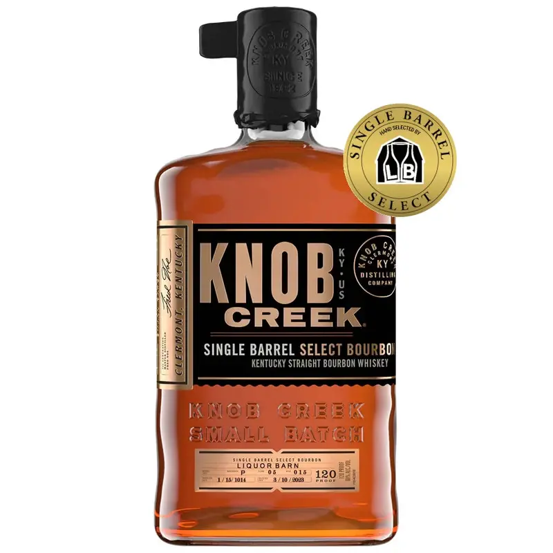 Knob Creek Single Barrel Liquor Barn WZ05R015 750ML