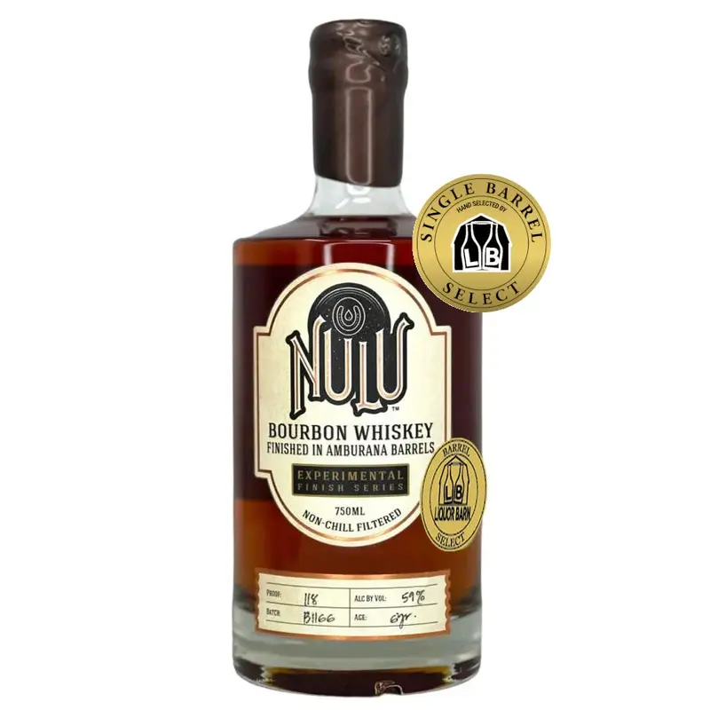 Nulu Amburana Finished Bourbon Liquor Barn Single Barrel 750ML
