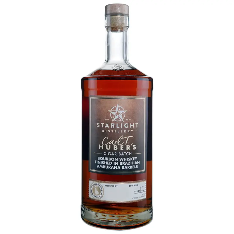 Starlight Carl. T Huber's Cigar Batch Amburana Finished Bourbon 750ML