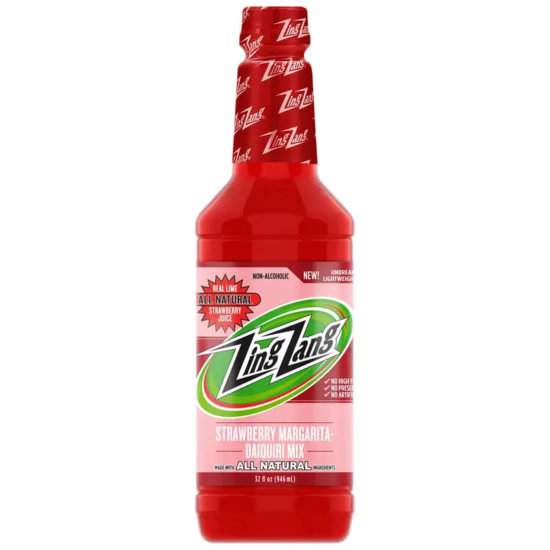 Zing Zang Strawberry Margarita Daiquiri Mix 1L