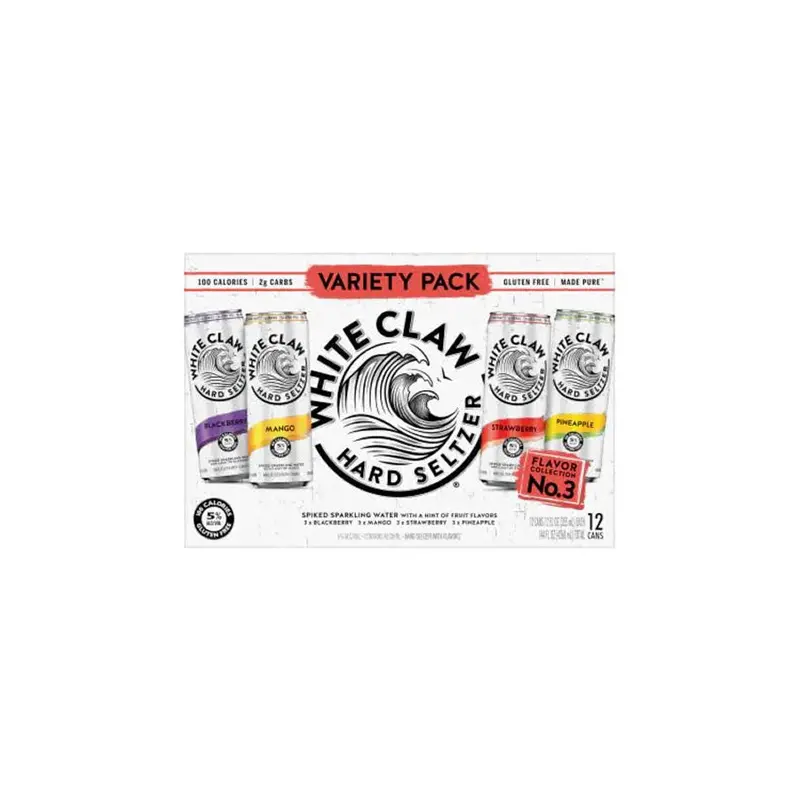 White Claw Hard Seltzer Variety #3 12Pk