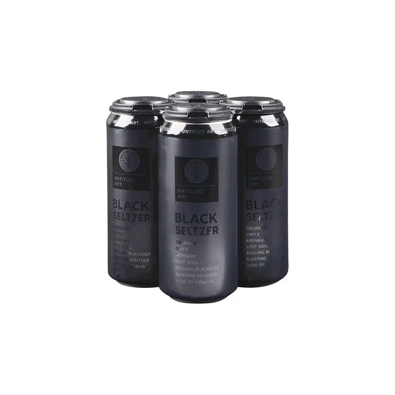 Untitled Art Black Seltzer 4Pk
