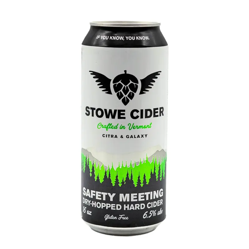 Stowe Safety Meeting 4pk Can