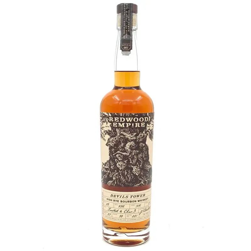 Redwood Empire Devils Tower High Rye Bourbon 750ML