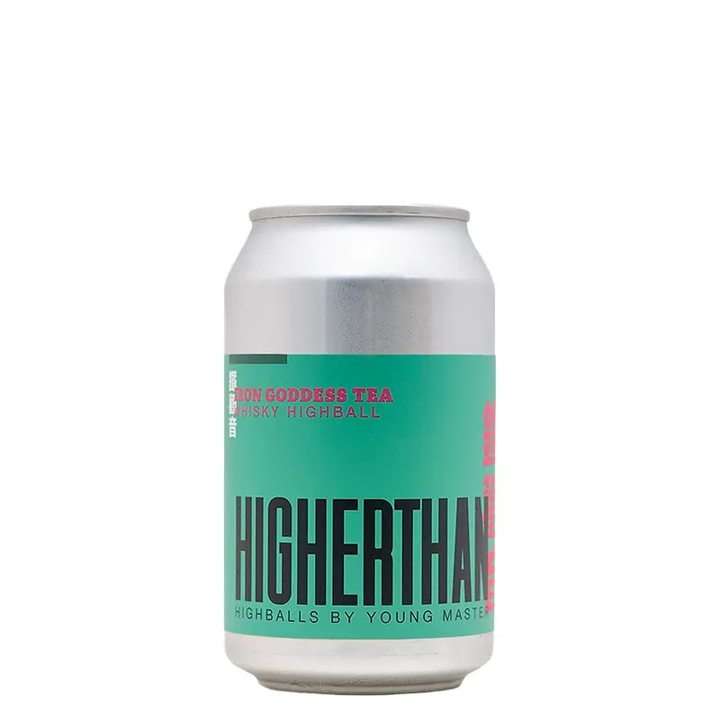 HIGHERTHAN Iron Goddess Tea Whisky Highball 4pk Can