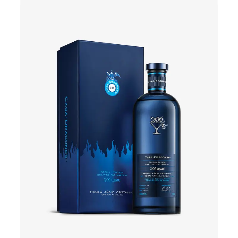 Casa Dragones x Karol G 200 Copas Cristalino 750ML