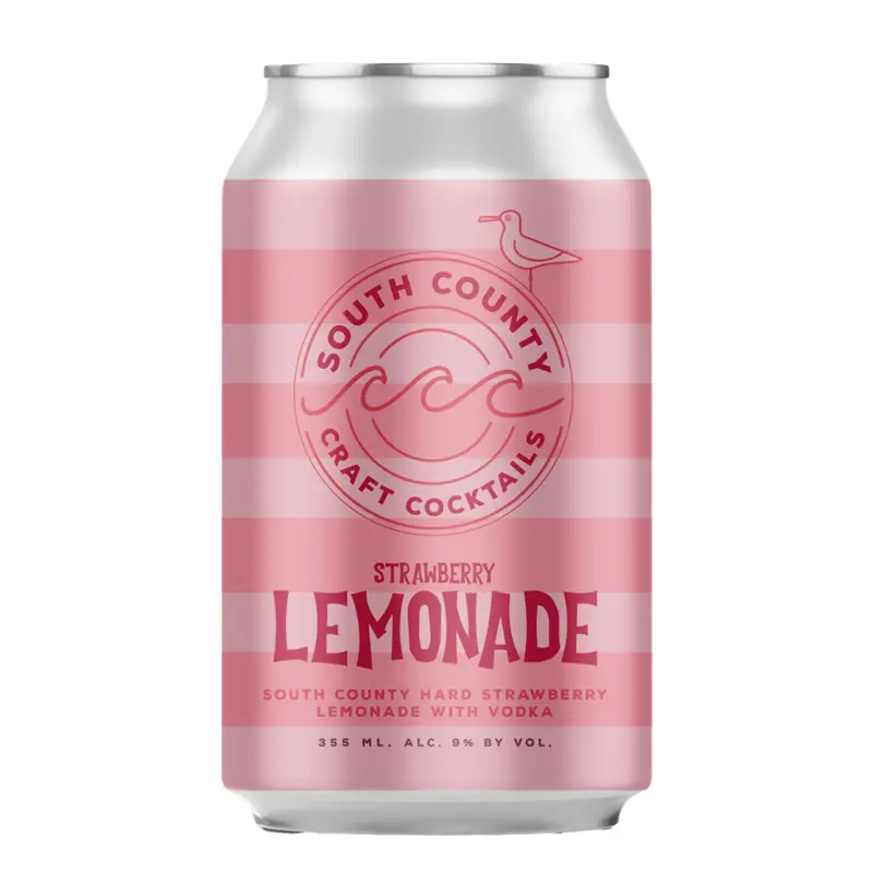 South County Strawberry Lemonade 4pk Can