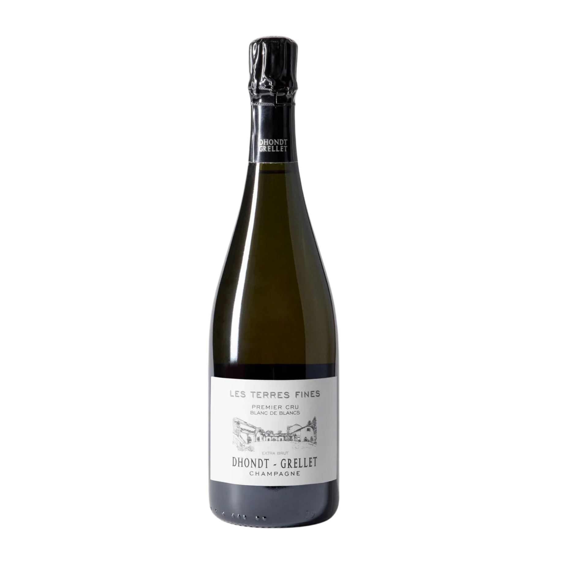 NV Dhondt-Grellet "Les Terres Fines" Extra Brut Blanc de Blancs 1er Cru, Champagne, France