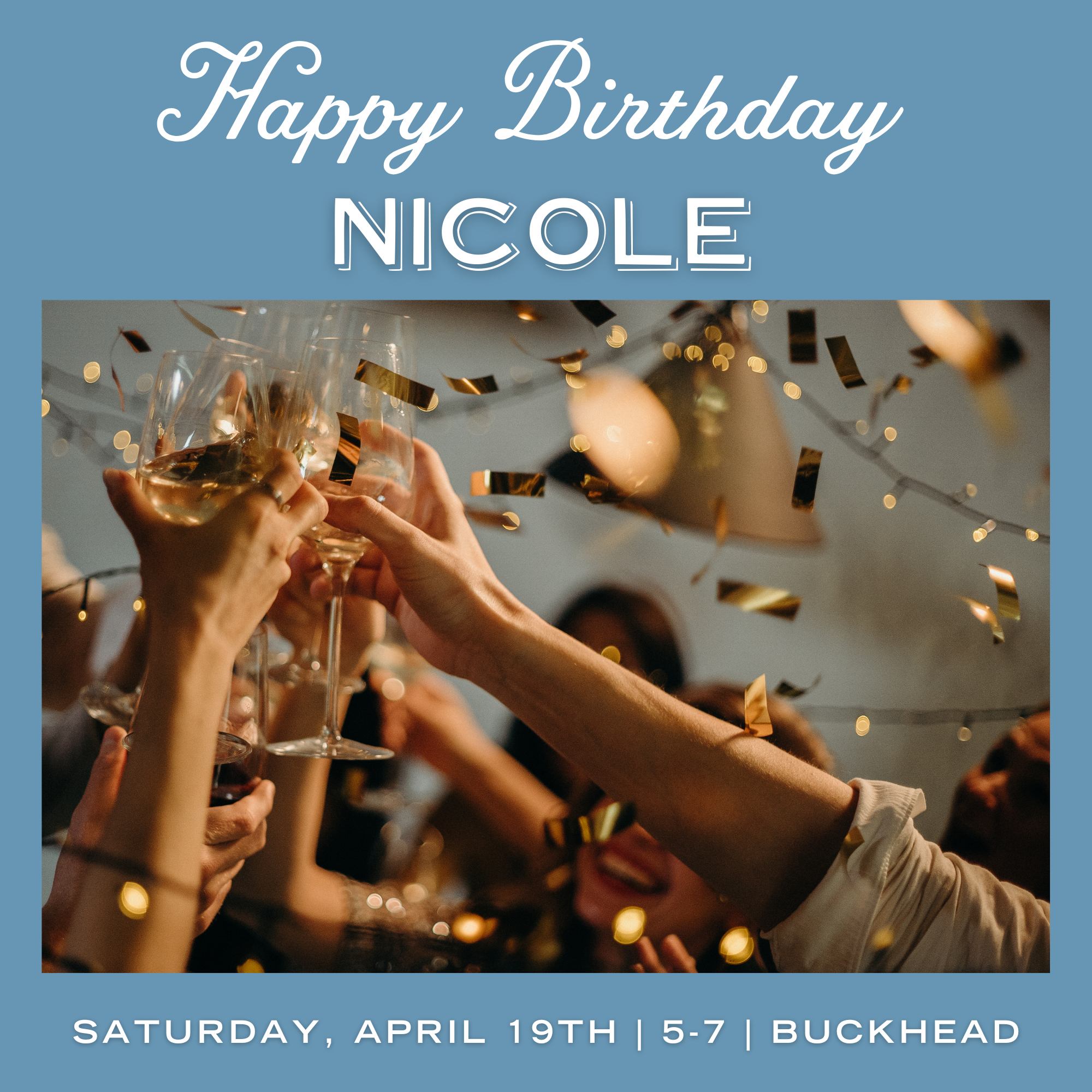 "Coast with Nicole" Birthday Tasting - April 19th - Buckhead