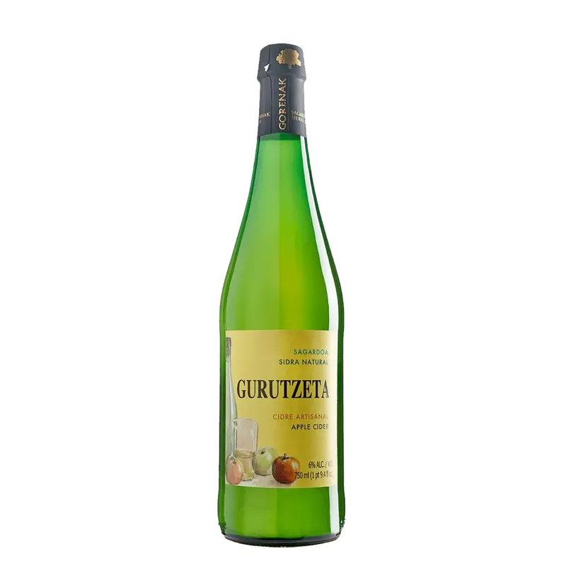 Gurutzeta Euskal Sidra Natural 750ml Bottle