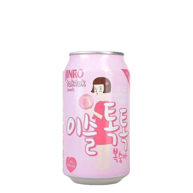 Jinro Tok Tok Peach 6pk Can