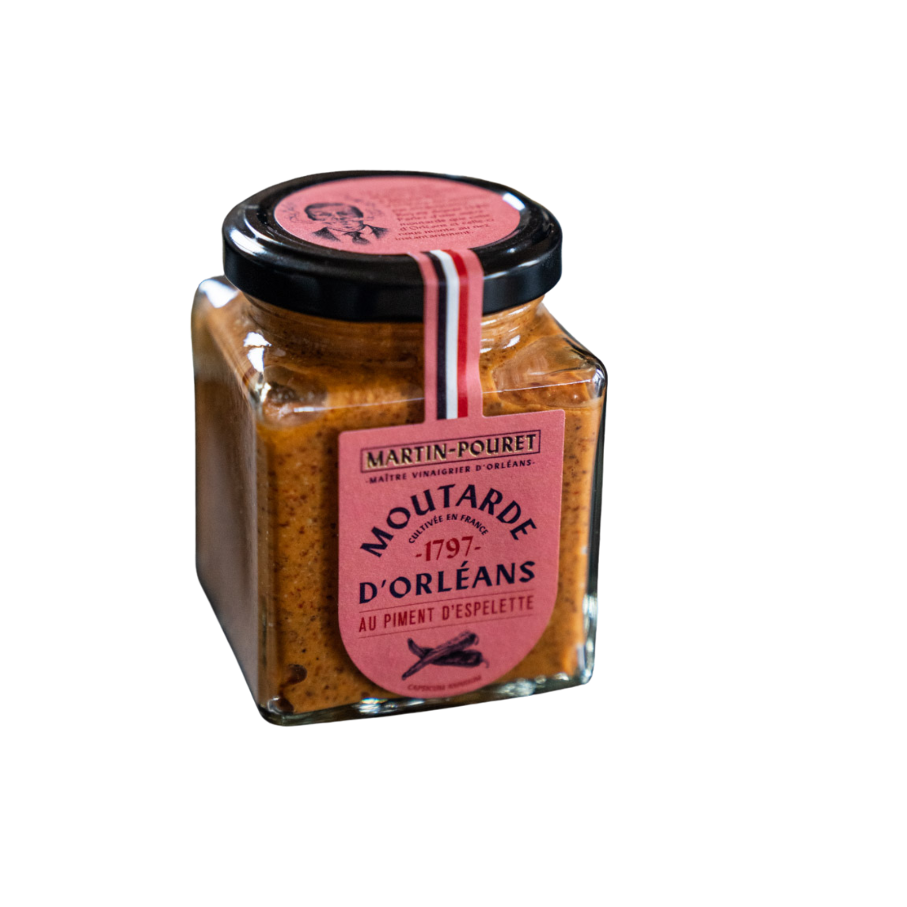 Martin-Pouret Moutarde Au Piment D'espelette - 200gr