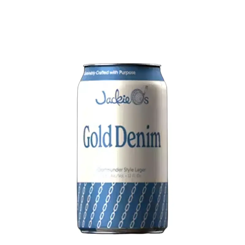Jackie O's Gold Denim Lager 4pk Can
